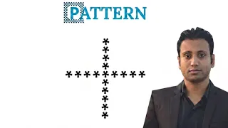 C programming Bangla Tutorial 5 164 Pattern part-20 Plus shape