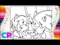 Sonic and Amy Rose Coloring the Yosef Anna Yvette - Linked NCS Release