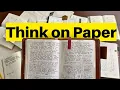 How to Set Up a Thinking Book