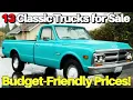 13 Classic Trucks at Low Prices - Available Now on Craigslist