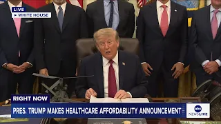 President Trump makes healthcare affordability announcement