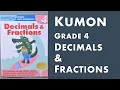 Kumon Decimals and Fractions Grade 4 Workbook Review Is the Retail Version of Kumon Worth It