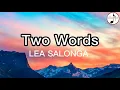 Two Words - Lea Salonga |LYRICS |CLAUDINE PH |