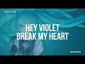 Download Lagu Hey Violet - Break My Heart (Nightcore)