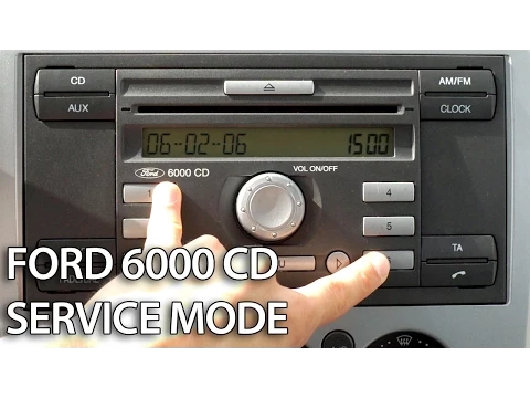 Download MP3 How to enter service mode in Ford 6000 CD radio unit (C-Max Focus Fiesta Mondeo Transit)