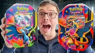 Opening Mega Charizard EX Tins - These Are INSANELY GOOD
