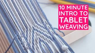 10 Minute Introduction to Tablet Weaving - Twisted Threads Website Method