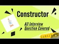Java Constructor Interview Question All interview Question of Constructor Covered