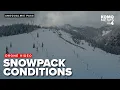DRONE Snowpack conditions at Snoqualmie Pass - Feb 17 2026