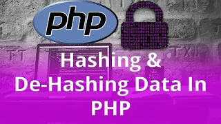 Hashing De Hashing Data In PHP Learn PHP Tutorial