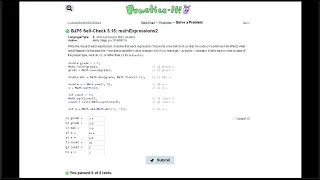 Java Practice It 3 15 mathExpressions2 math