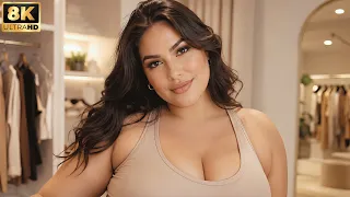 H M Thick Curvy BBW Mesh Nude-Tone Swimwear SSBBW Voluptuous Latina Mature 4K