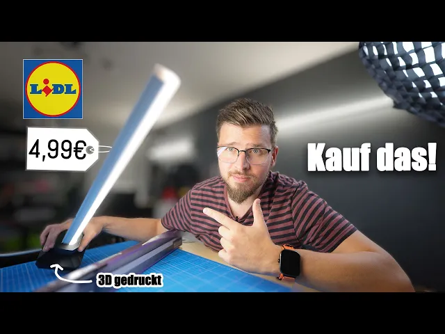 Lidl Unterbauleuchte Halter Videoleuchte Stehlampe video thumbnail