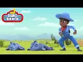 Lagu ¡Cuidado con los Dinos Cargadores! | Dino Ranch Español