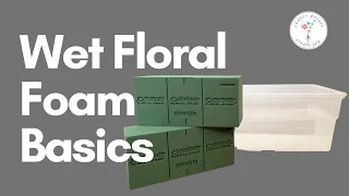 How to use wet floral foam - floral foam arrangements