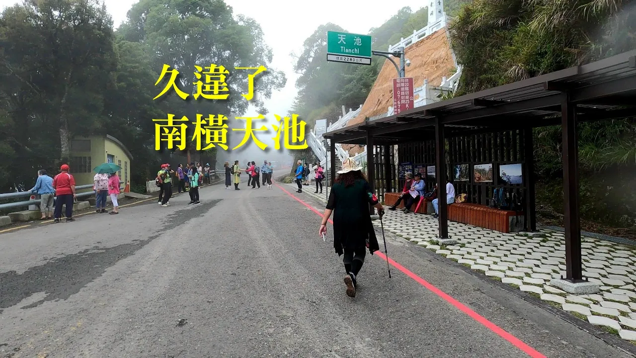 從美濃到梅山遊客中心再直上海拔2280公尺的 南橫天池