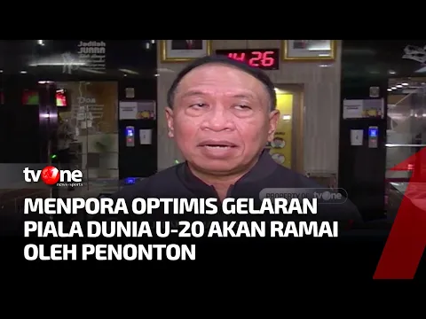 Menpora Optimis Gelaran Piala Dunia U-20 Tarik Pengunjung dari Berbagai Negara