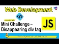 Onclick display div in JavaScript Web development course Sekharmetla Harisystems