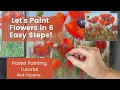 Download Lagu Let's Paint Flowers in 6 Easy Steps! Pastel Tutorial