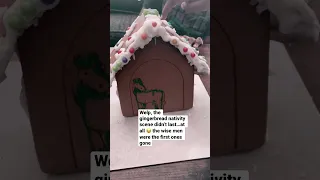 gingerbread nativity scene