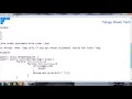 Java Break Statement Telugu
