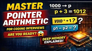 Master Pointer Arithmetic in C for Coding Interviews Deep Memory Understanding