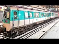 NEIGE DE NUIT ARCS ELECTRIQUES Metro Ligne 8 MF77 RATP Balard Creteil - Pointe du Lac