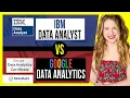 IBM Data Analyst vs Google Data Analytics - Which is the Best Certification