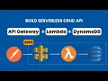 Build Serverless API CRUD AWS Lambda API Gateway DynamoDB Stack MJ