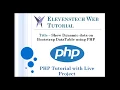 Show dynamic data on Bootstrap DataTable using PHP