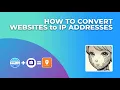 HOW TO GET WEBSITE IP ADDRESS VALUES IN BULK URL TO IP CONVERTER URL TO IP ADDRESS CONVERTER