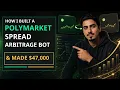 I Built a Polymarket Spread Arbitrage Bot It Made 47 000 in 30 Days