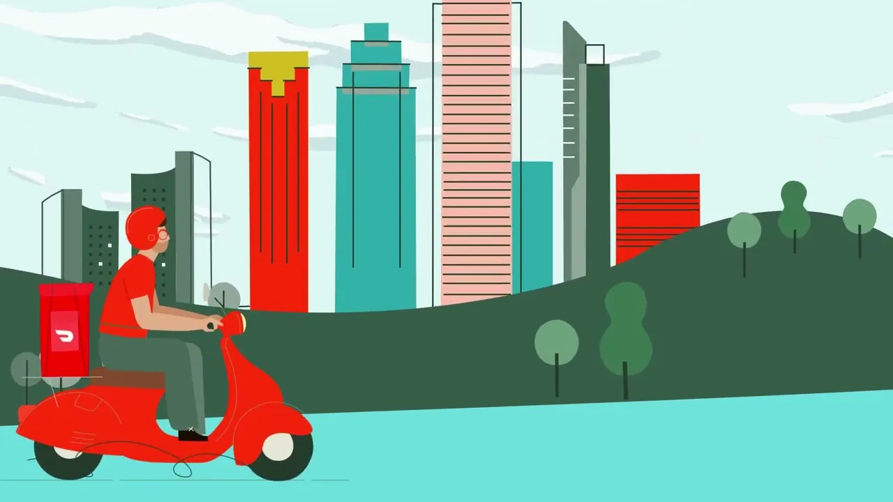 DoorDash 2D story video