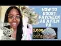 How I made 1 000 as a TV production assistant See my paychecks
