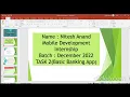 Basic Banking App - 2 Sparks Foundation Mobile Development Anand