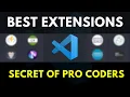 best VS Code Extentions Secret of pro coders Extensions which PRO WEB Developers Use