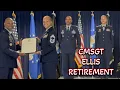Celebrating CMSGT Ellis 24 yrs with the United States Air Force Retirement Ceremony Military Life