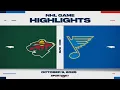 Download Lagu NHL Highlights | Wild vs. Blues - October 9, 2025