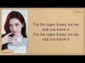 BABYMONSTER SUGAR HONEY ICE TEA Lyrics