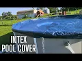 Swimming Pool Cover 15ft Intex Pool Debris Cover Fits 15