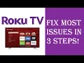 How To Fix Almost All Roku TV in Just 3 Steps - Roku Not Working Restart Update