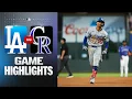 Dodgers vs Rockies Highlights 26 MLB Highlights