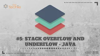 How to Handle Stack Overflow Stack Underflow Exception Java WeTechie