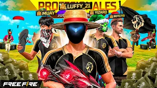 EL EQUIPO MARIPOSA se CONVIERTE EN EQUIPO PROFESIONAL en FREE FIRE 😱 // Luffy 21