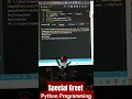 Python Programming Greet Special Letter Name