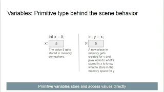 Primitive variables How they work behind the scenes