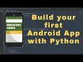 News Update Android app with python