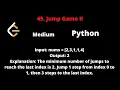 LEETCODE 45 JUMP GAME II PYTHON