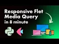 Responsive Web App with Flet - Mobile Desktop Layouts
