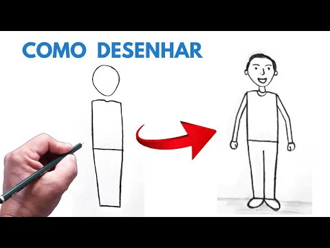 Download MP3 Como desenhar uma pessoa fácil passo a passo / how to draw an easy person